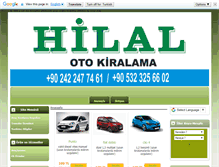 Tablet Screenshot of antalyahilalotokiralama.com